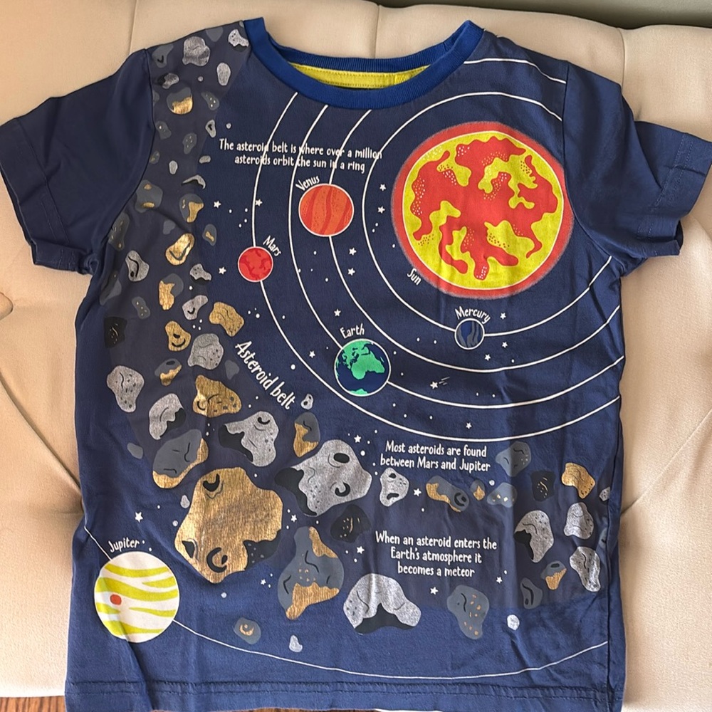 Mini Boden space t-shirt (5-6 y)